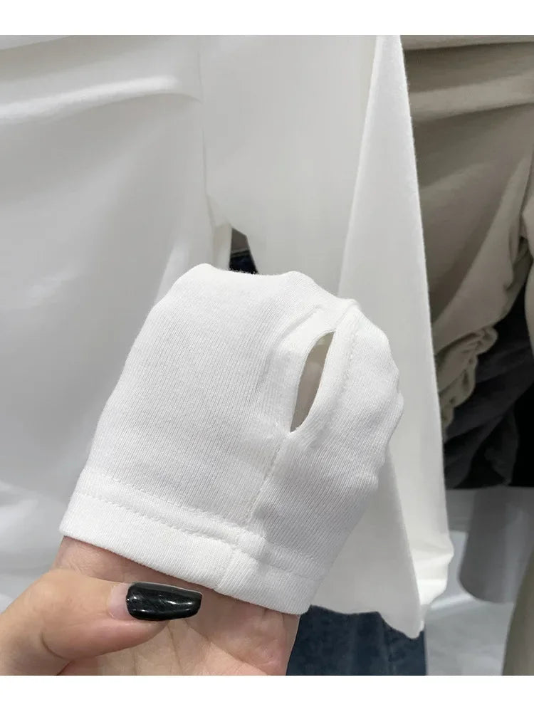 Spicy Girl Style One-Collar Ruffles Cropped Long Sleeve T-Shirt Women's Autumn/Winter New Arrival Base Layer Sweatshirt.