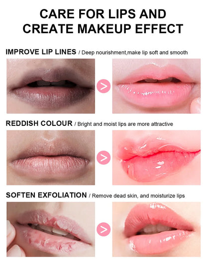Fruit Honey Moisturizing Lip Oil Sexy Plump Lip Jelly Strawberry Tinted Lip Liquid  Oil Lipgloss Makeup Makeup.