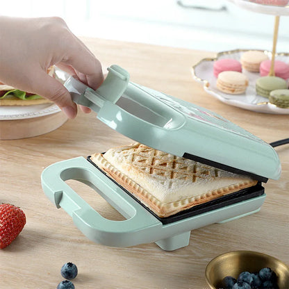Multifunction Sandwich Maker Fast Heating Toaster Home Breakfast Making Machine Kitchen Electric Baking Pan Roast Meat Omelette.