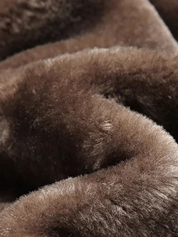 2024 New Men's Padded Cotton Clothing Fashion Casual Solid Color Windproof Lapel Long-Sleeved Jacket Street Beat Men's.