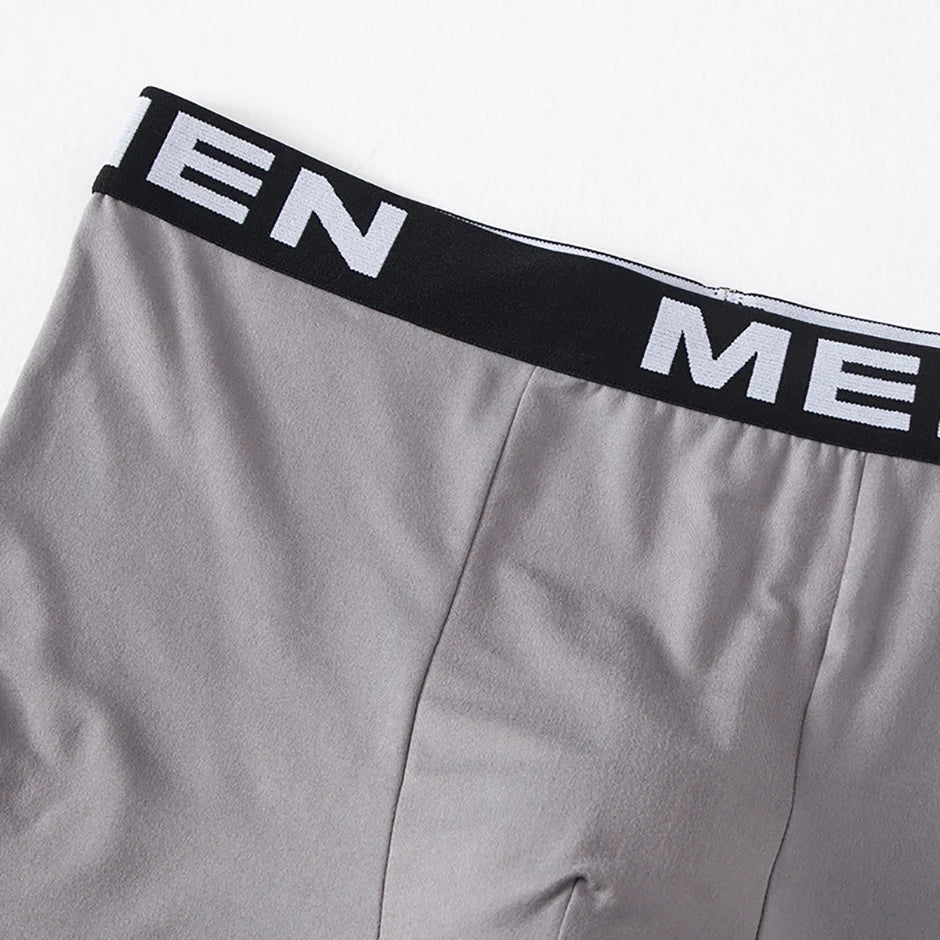 7-teilige Herren-Unterwäsche mit gemischter Farbkombination, lange Unterwäsche, mehrere Größen, Freizeit, Sport, bequeme Boyshort-Shorts in Übergröße für Teenager