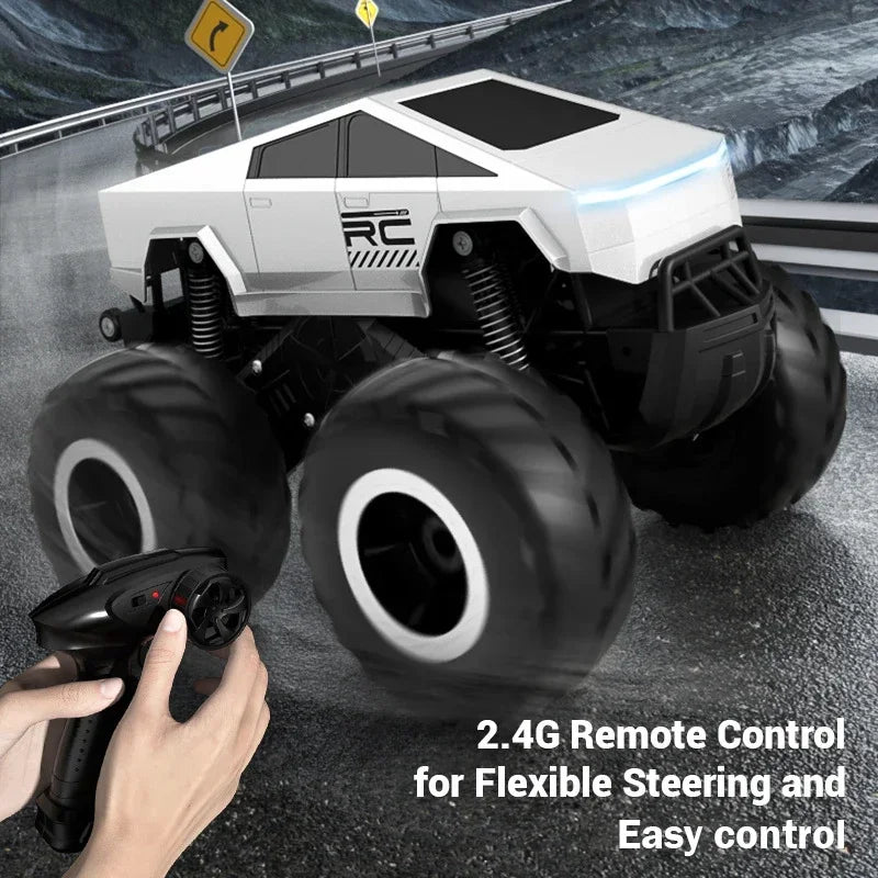 JJRC Auto Remote Control Car Alloy Rc Cars Trucks Vehicle Full-Scale Car Motorcycle Camping Trailer Toys for Boys Kids Children.