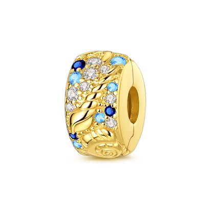 Gold Series DIY Charms Bead Original 925 Sterling Silver Inlaid Zirconium Sun Leopard Pendants Fit Bracelet Jewelry Gift Marking