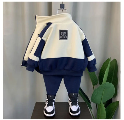 Children's Clothing Set Spring and Autumn Season New Boys and Babies Casual Jackets and Pants 2-piece Set Korean Sportswear.