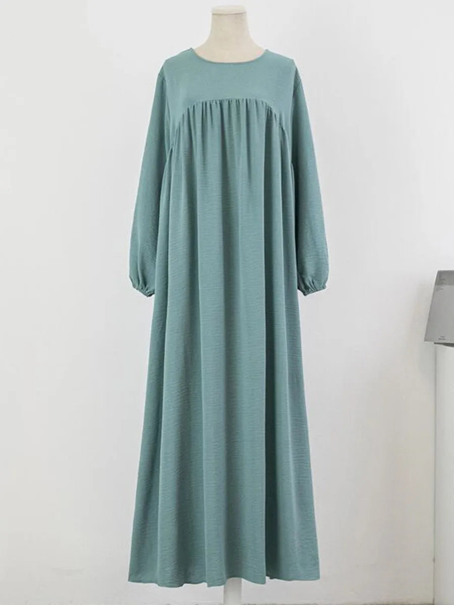 Muslim Women Dubai Abaya luxury kebaya Solid Color Long Dress Modest Ramadan Robe kaftan Femme musulmane african Islam Clothing.