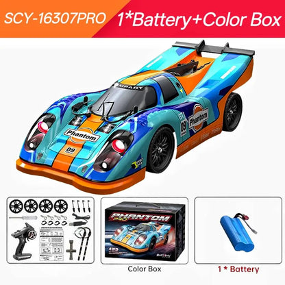 16307PRO 1:16 70KM/H Brushless Remote Control Car High Speed Drift Racing Car Four Wheel Drive Off Road Vehicle Boys Toy Gift