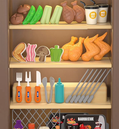 Kitchen Food Role Play Pretend Play Children Toy Ice Cream Candy Sweet Dessert Accessories Toys for Kid Christmas Birthday Gifts