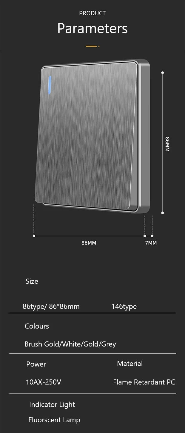 Große Neigungssteckdose im nordischen Stil, grau, 13 A, elektrische Schaltersteckdose nach britischem Standard, universelle Wand-Doppelsteckdose mit USB-Anschluss 2,1 A.