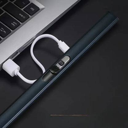 2024 Outdoor Barbecue USB Arc Lighter Rechargeable Long Kitchen Gas Stove Lighter Windproof Plasma Arc Flameless Lighter.