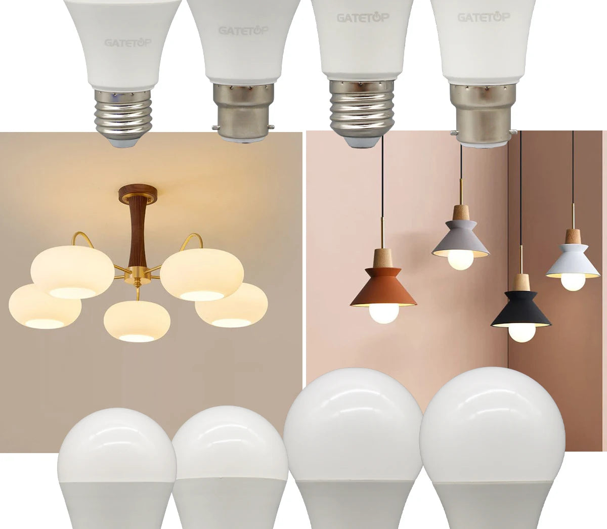 1/10PCS Energiesparlampe E27 B22 Lampen A60 A80 AC220V 230V 110V LED-Licht 20W 18W 24W für Home Derection Wohnzimmerbeleuchtung.