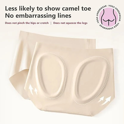 3Pcs Camel Toe Concealer Panties Anti Camel Toe Cover Briefs Cameltoe Prevention Underwear No Show Panties For Leggings.