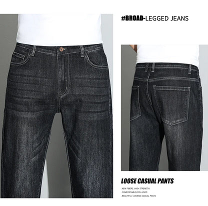 190 cm 200 cm hohe Jeans für Herren, gerade, normale Passform, Denim-Hose, männlich, Teeneeger, Stretch, extra lang, Länge 110, 115 cm, 120 cm, verlängert.