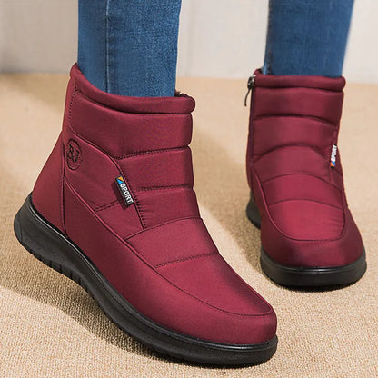 Women's Boots Waterproof Fur Boots For Snow Winter Shoes Woman Casual Rubber Botas Mujer Fashion Winter Boots Women Booties