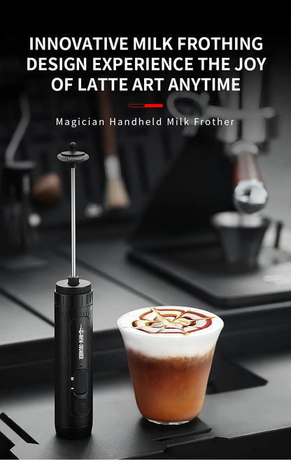 MHW-3BOMBER Official Electric Milk Frother Portable Home Barista Tools Kitchen Accessories.