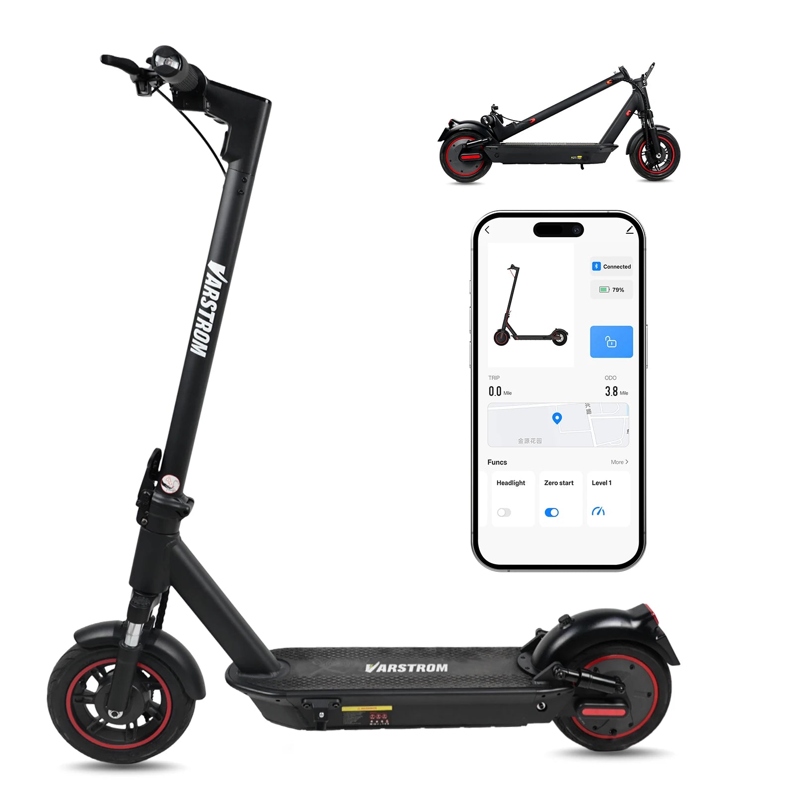 Electric Scooter For Adults Max Speed 35Km/h Electric Scooter 500W (Peak 750W ) Adult Scooter Electric Kick Scooter.