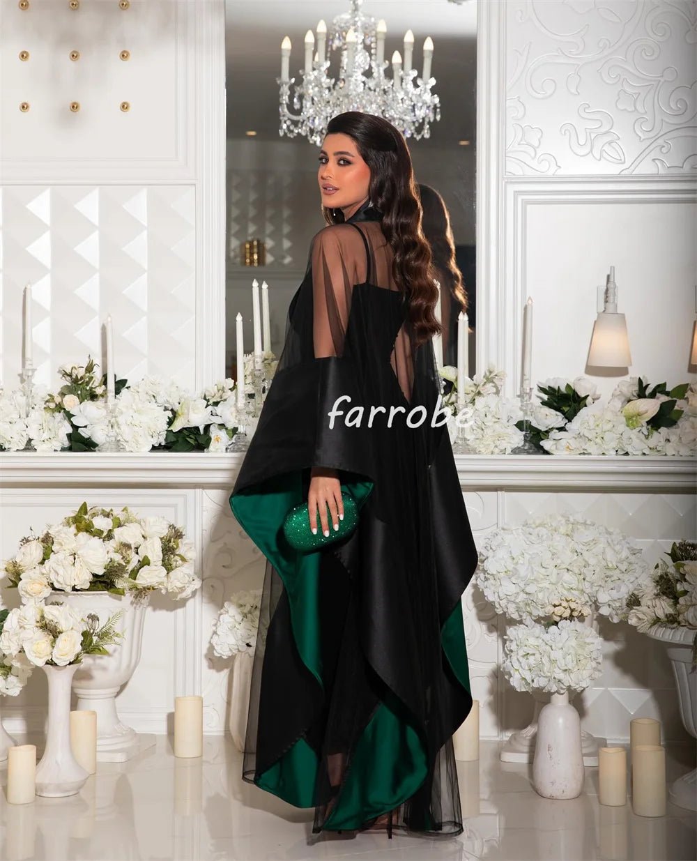 Maßgeschneiderte, modische Größen erhältlich, mit Falten, Perlen verziert, Pailletten, A-Linie, V-Ausschnitt, Midi-Kleider, maßgeschneiderte Kleider für besondere Anlässe, exquisit, formell.