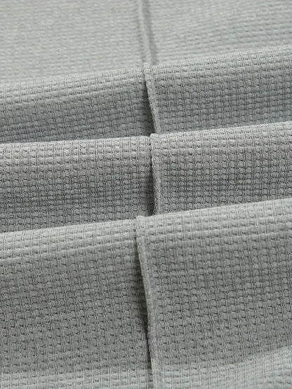 Mens Stylish Waffle Pants - Casual Sports Slim Fit with Adjustable Drawstring Secure Pockets for All Seasons - Perfect Outdoor.