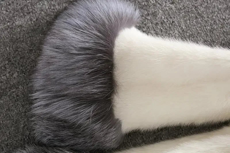 Mit kapuze Lose Faux Pelz Jacke Frauen Dicke Herbst Winter Koreanische Maxi Mantel Lange Warme Luxus Pelz Parkas Bontjas Pelzigen Oberbekleidung.