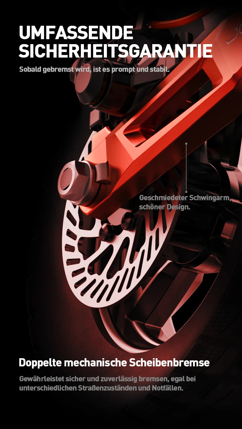 JOYOR T6E PRO (ABE) Adult Electric Scooter 500W Motor 48V26AH Battery E-Mountain Escooter 10" Off-Road Tire Foldable E-Scooter.