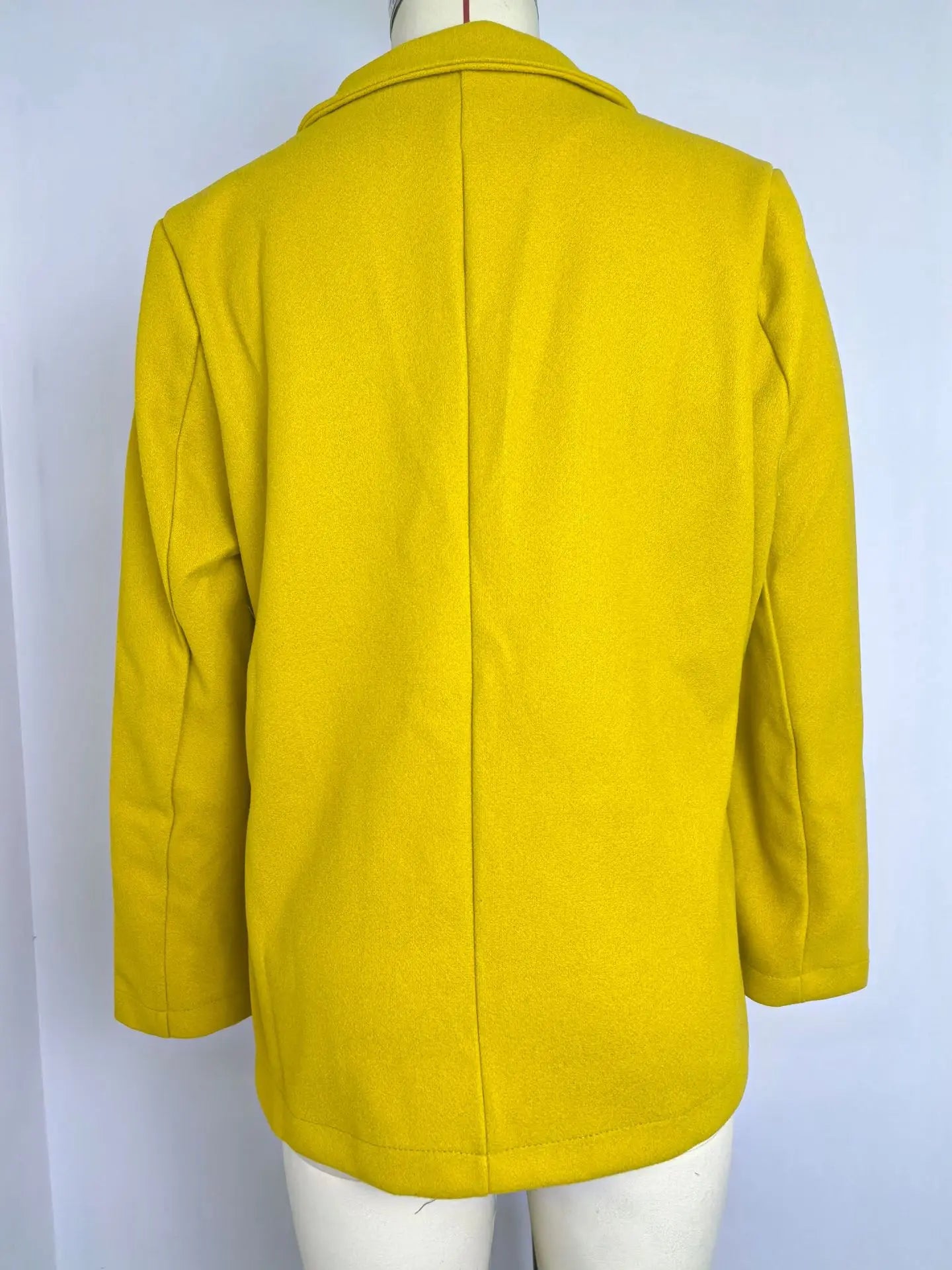 2025 neue Mode Herbst und Winter frauen Mäntel und Jacken Casual Button-Down Einfarbig Wolle Blazer frauen Kleidung.