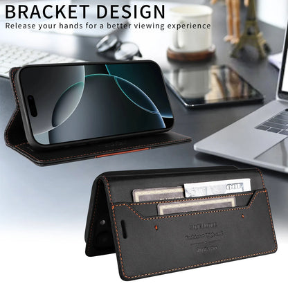 Leather Phone Case for Xiaomi Mi 14T 13T 12T 11T Pro Magnetic Flip Wallet for Mi Poco X7 X6 X5 F6 M6 Pro X3 F3 Card Wallet Cover.