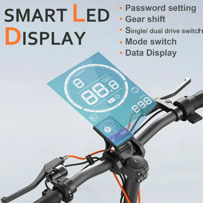 JOYOR S10-S-Z Folding Electric Scooter Dual 1000W Motor 10" Adults E-scooter with 60V 18Ah Battery.