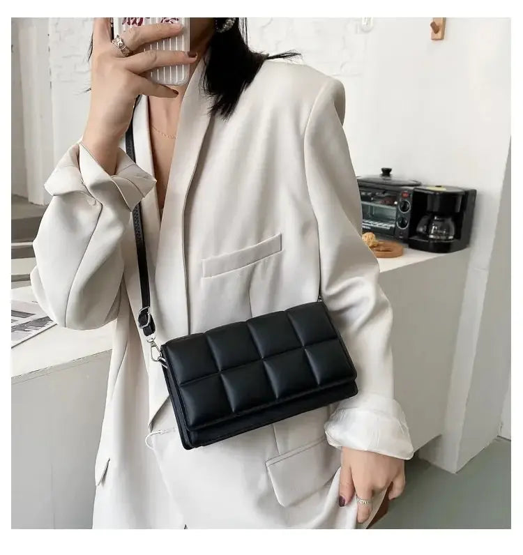 Fashion Brand Designer Women Shoulder Bag Small PU Leather Female Crossbody Bag Trend Classic Handle Handbag Women.