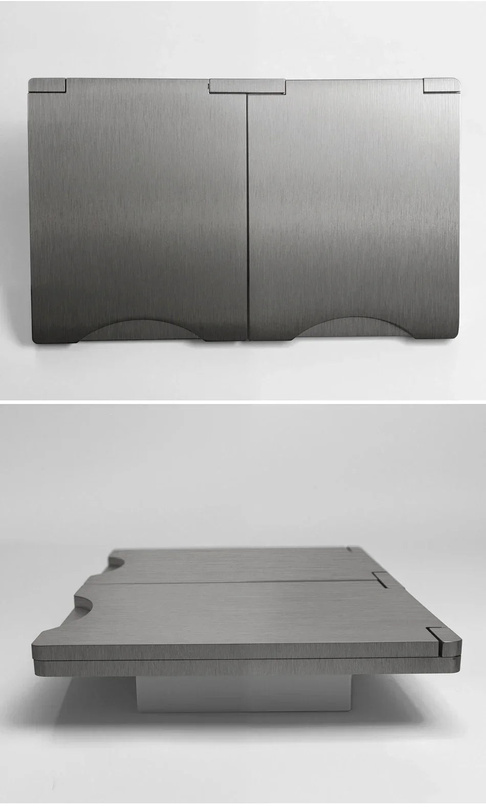 Wandmontage 1 Gang 2 Gang 8 mm Edelstahl-Panel-Buchse 13 A Schalter Computersteckdose Telefonsteckdose Thai US UK EU Frankreich.