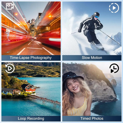 NBD 4K Camcorder Video Camera with 48MP Vlogging Camera With Wi-Fi & App Control,Video Recorder with 3X Battery Life, 16X Zoom.