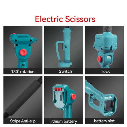 ONEVAN 3500W 2in1 Bürstenlose Hohe Astsäge Kettensäge & Gartenschere Gartengerät Mit Teleskopstange Für ONEVAN 18V Batterie