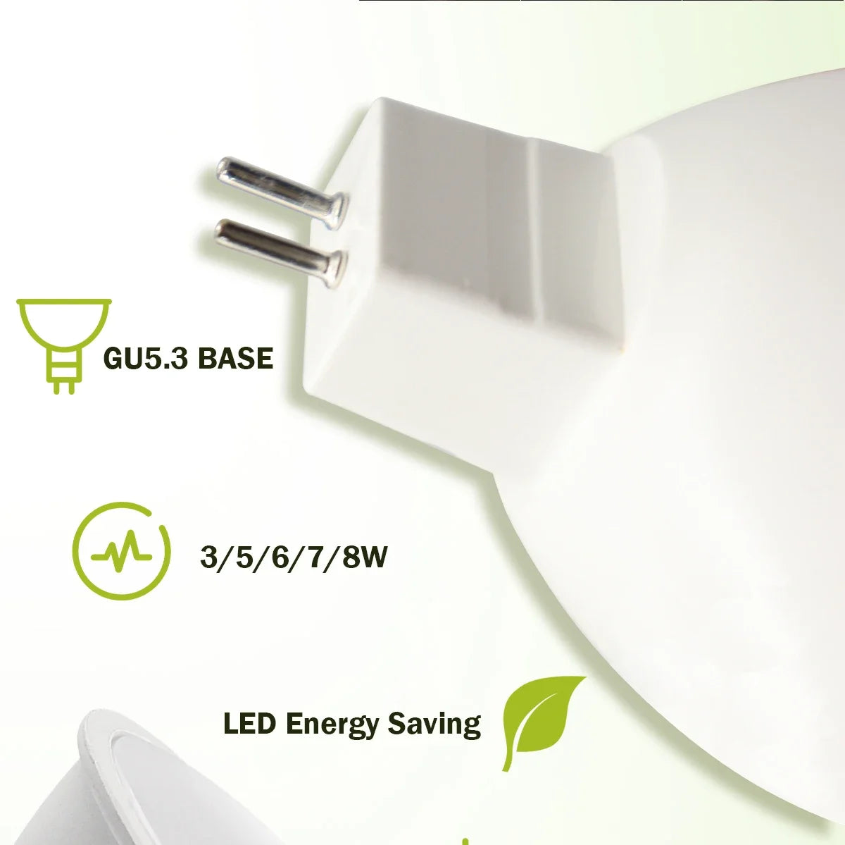 10PCS MR16 LED Strahler Birne GU5.3 Lampada AC 110V 220V 12V Bombillas Spot Licht Ersetzen Die 50W Halogen Lampe Hause Derection.