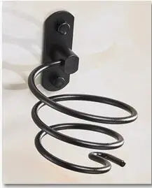 Bad Haartrockner Halter Wand Organizer Spirale Ständer Halter Rack Aluminium Badezimmer Regal Lagerung Zubehör Wand Regal