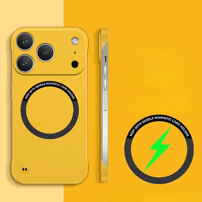 For IPhone 17 Pro Max Case for Magsafe Magnetic Frameless Hard PC Phone Case for IPhone 17 Air 17Pro 16E Shockproof Matte Cover.