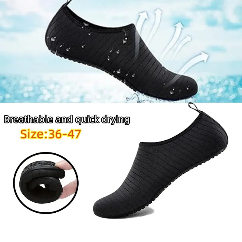 2024 neue Strand Wasser Schuhe Unisex Strand Schnell Trocknend Atmungsaktive Schwimmen Hausschuhe Sommer Anti-slip Casual Sport Wasser turnschuhe.