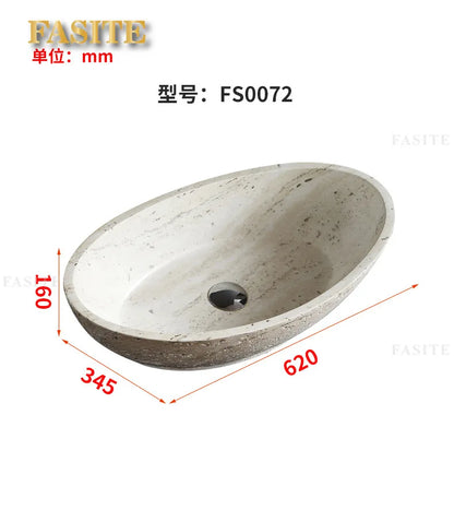 Direkt vom Hersteller integrierter Badezimmer-Haushaltsbalkon-Waschbecken Waschbecken Waschbecken Kunststein-Kunst-Tischwaschbecken
