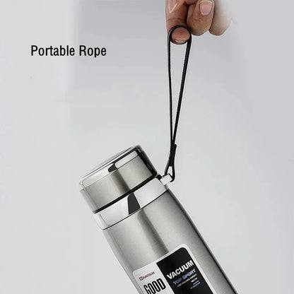 600ML/1000ML/1500ML Double Stainless Steel 316 Thermal Flask With Filter Portable Coffee Tea Thermal Bottle Travel Tumbler.