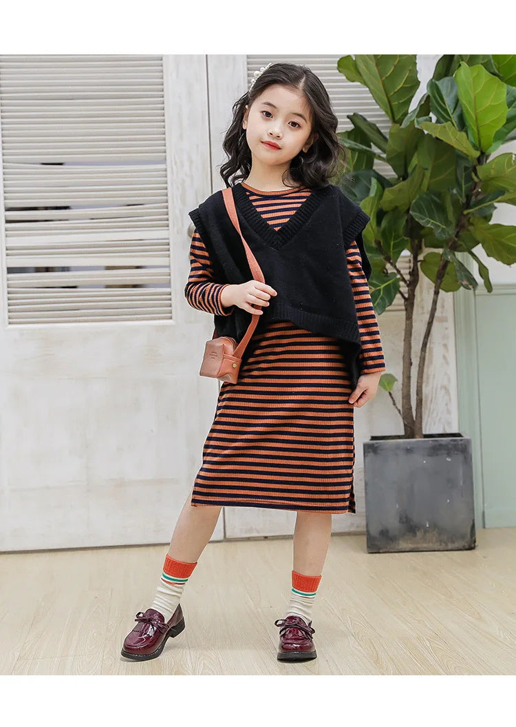 Girls Casual Leather Shoes Kids Flats Tassels with Bow-knot British Style Soft Slip-on Loafers for Wedding Party Bright Skin New.