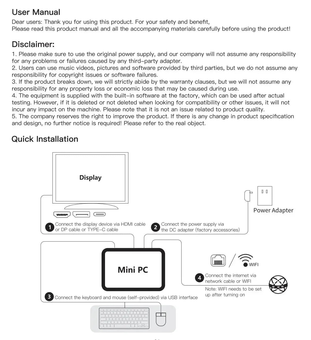 2025 NEW MINI PC Windows 11 Intel Core i9 8950HK 16GB RAM 1TB SSD Computer Dual WIFI 6 BT5.2 4K HD Mini Gaming office studyPc