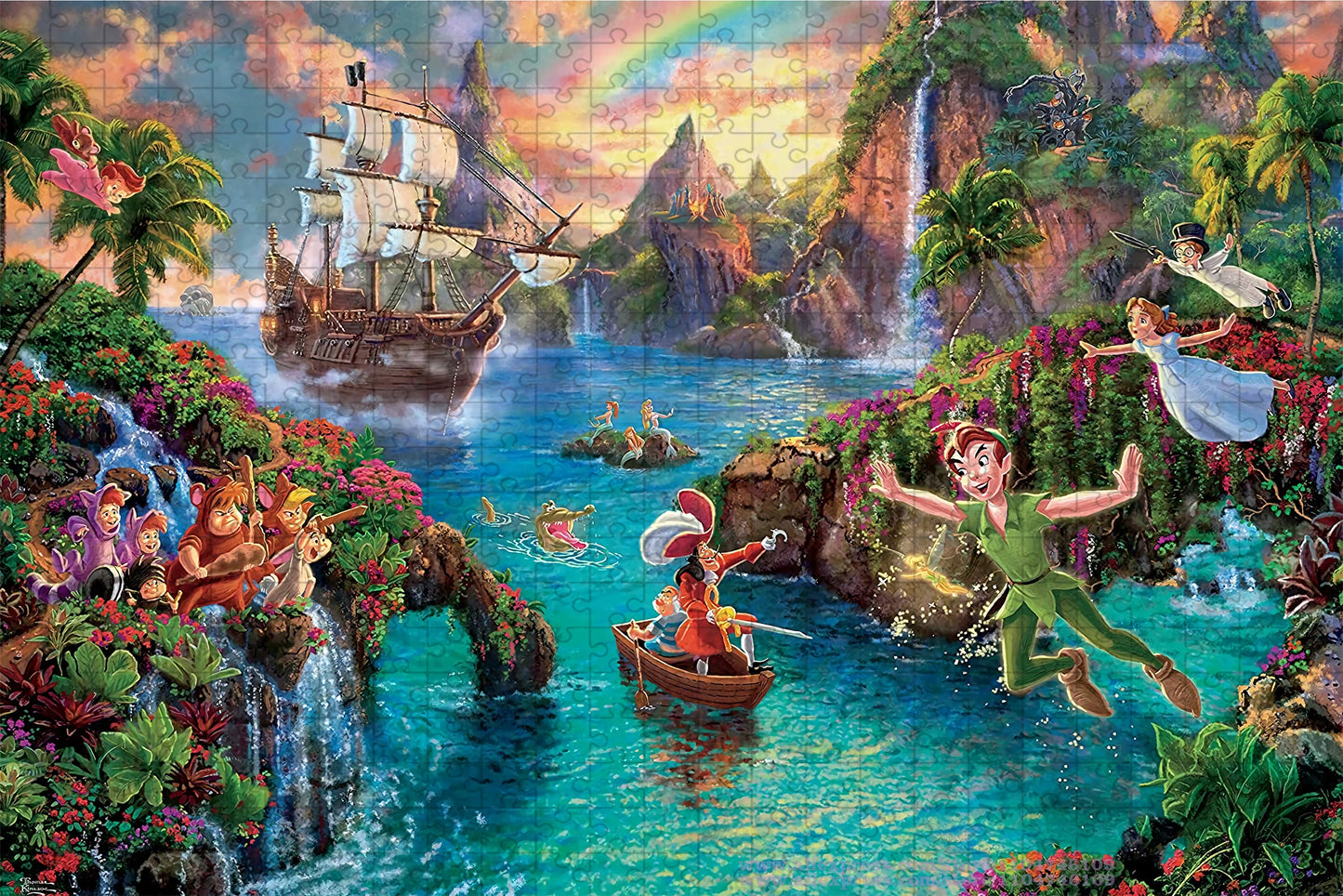 Disney Anime Puzzle Jigsaw Cartoon Anime Print Jigsaw108/200/300/500/1000/1500Pcs Factory Direct Intelligence Puzzles for Kids.
