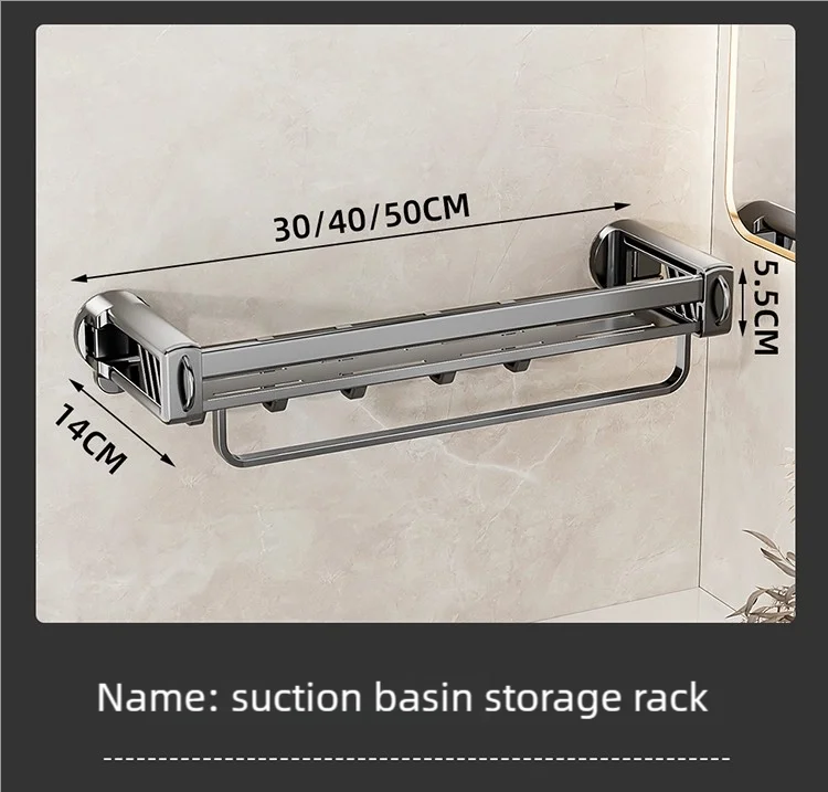 Versteckter Aufbewahrungsregal mit Saugnapf, Aufbewahrungskorb für Badezimmer und Toilette, lochfreie Wandaufbewahrung für Toilettenspüle