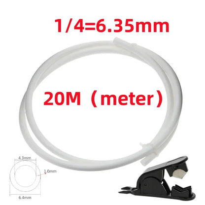 1/5/10/20meter Food Grade 1/4" 3/8" PE OD NSF Certified Tubing for Reverse Osmosis De-ionized Water Purifier Filtration Systems