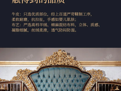 Europäische Prinzessin Bett Schlafen Ästhetik Hochzeit Hohe Qualität Erwachsene Ungewöhnliche Designer Bett Schlafzimmer Mode Muebles Möbel