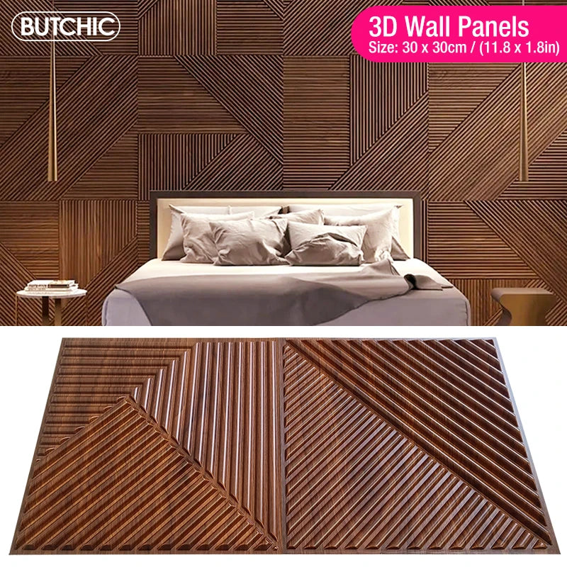 30x30cm 3D three-dimensional wall sticker decorative living room wallpaper mural waterproof 3d wall panel mold bathroom kitchen