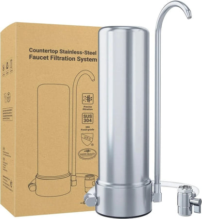 Kitchen Under Sink Drinking Water Filter Purifier With Faucet Reduces Bacteria, Metal,Lead, Chlorine and Odor.