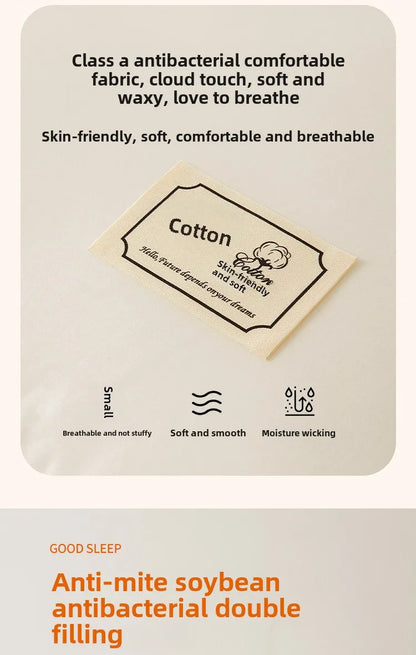 1pc Soft Filling Sleeping Pillows for Home Bed Almohadas Para Dormir High Quality Pillow 48x74cm Washable Neck Cushion.