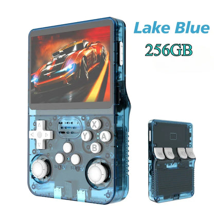 256G Open Source R36S Video Game Console Linux System 3.5 Inch IPS Screen Portable Pocket Video Player 64G/128G best Game gift