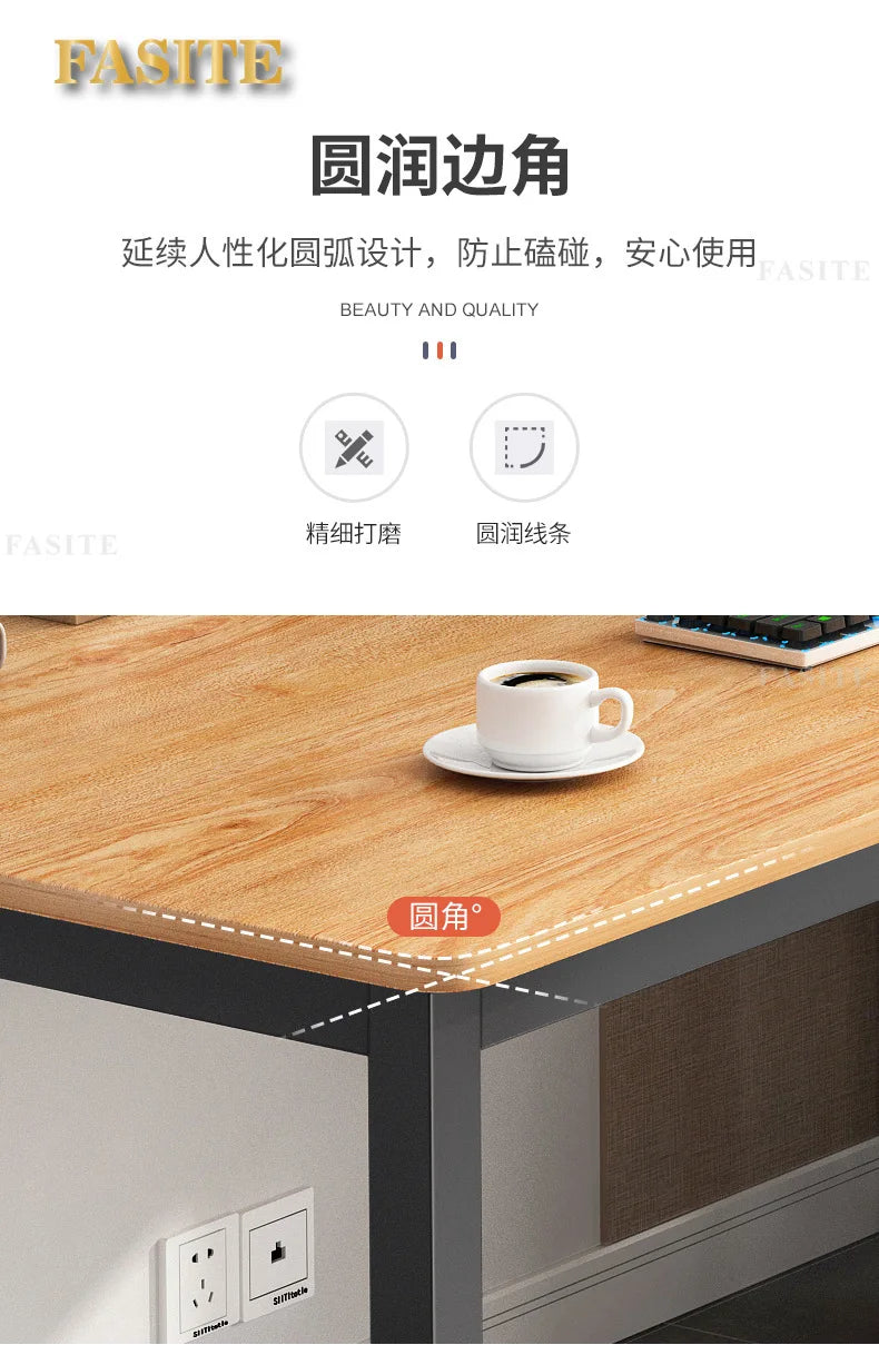 Hochwertiger, langlebiger Computertisch, Desktop-Tisch für Zuhause, Schlafzimmer, moderner, einfacher Mietisch, Studenten-Studientisch, langer Streifen