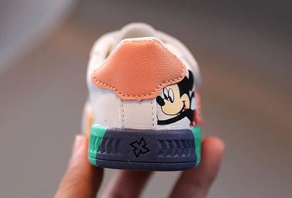 Cartoon Mickey Children Shoes For Boys Girls Sport Sneakers Kids Leisure Autumn Casual Shoes Breathable Running Toddler.