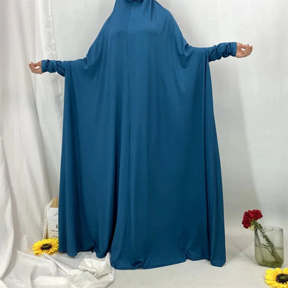 Middle East Muslim Fashionable Hooded Dress Dubai Arab Elegant Robe Elegant Long Shirt for Women with Hood from Mainland China