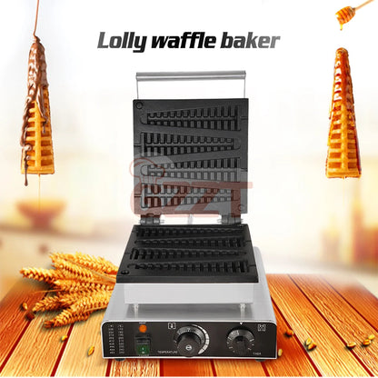 GZZT 1750W Electric Waffle Pancake Maker Waffle Stick Machine Lolly Waffle Maker Christmas Tree Shape Waffle Maker 110V 220V.